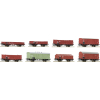 Zestaw wagonów towarowych - 8 sztuk Roco 44001 H0